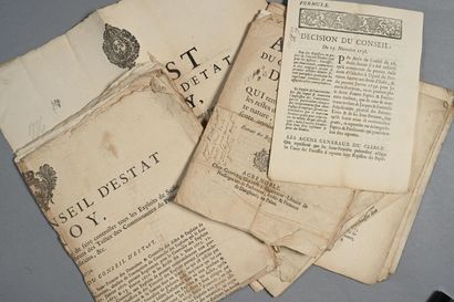 PROVENCE. 4 affiches et 13 imprimés, de la...