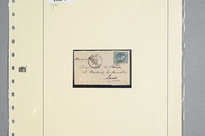 [PHILATÉLIE]. ARMÉE DE PARIS. Lettre avec...