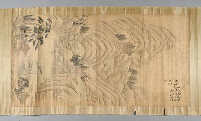 Chine, début du XXe siècle
Deux peintures...