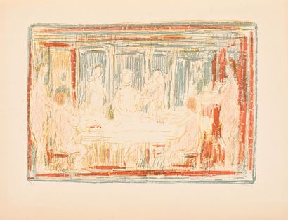 André COTTAVOZ (1922-2012)
La cène, 1963...