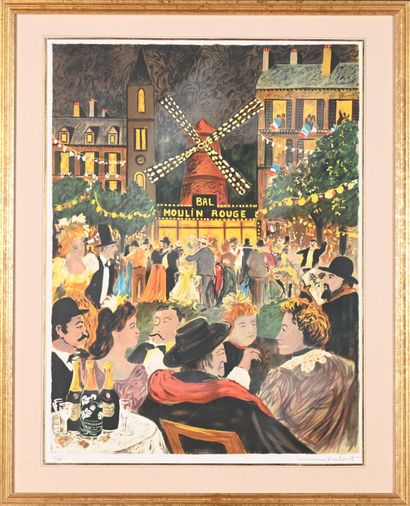 Guy BUFFET (1943-2023) pour Champagne PERRIER...
