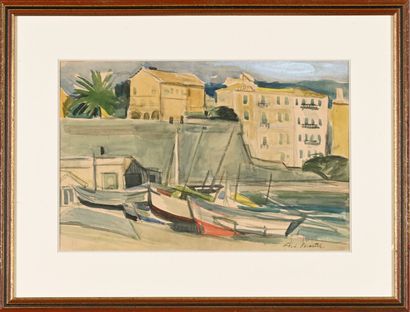 Antoine CHARTRES (1903-1968)
Petit port en...