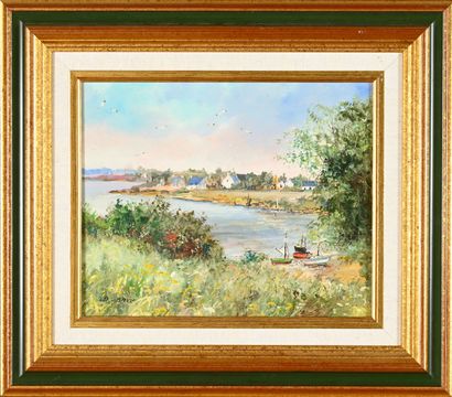 Dominique BAKK (n. 1953)
Paysage breton,...