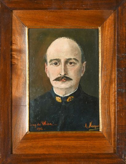 A. NAQUET (XXe siècle)
Portrait d'un officier...