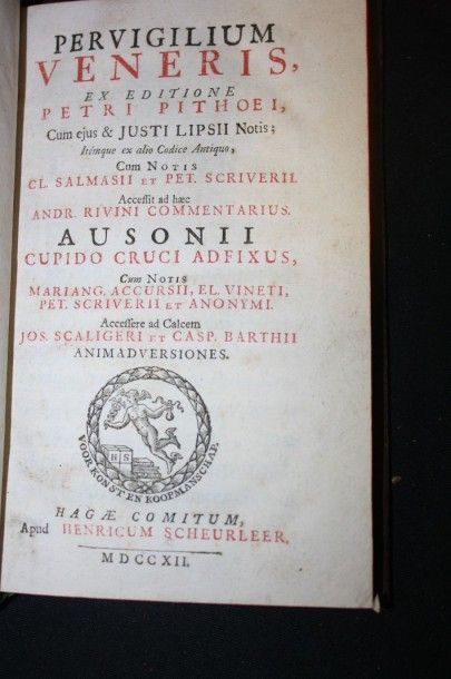 Pervigilium :Veneris, ex editione Petri Pithoei.La...