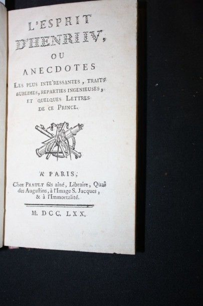 Prault (L. Laurent) :L’Esprit d’Henri IV,...