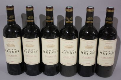 6 B CHÂTEAU MEYNEY (Caisse Bois sans couvercle)...