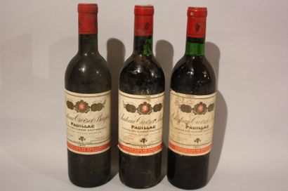 3 B CHÂTEAU CROIZET BAGES (B.G; e.t.h. +...