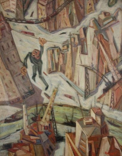 Aramov (1901 - 1991)

L'Effort dans la ville

Huile...