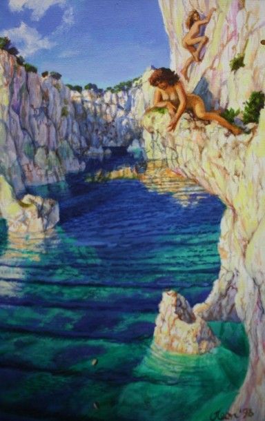 Jim Léon (1938 - 2002)

Baigneuses sur les...