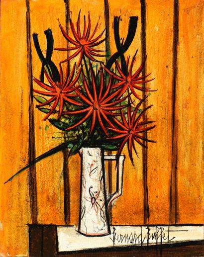 Bernard Buffet (1928-1999)

Dahlias et iris...