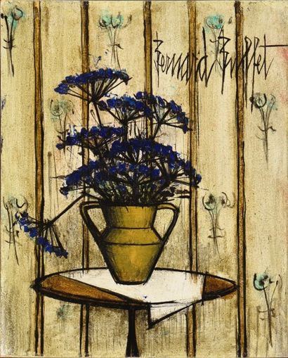 Bernard Buffet (1928-1999)

Ombelles bleues...