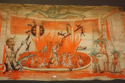 Spectaculaire toile de fond pour les spectacles...