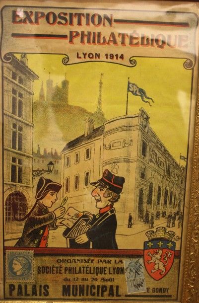 Jean COULON 
Rare affichette lithographique...