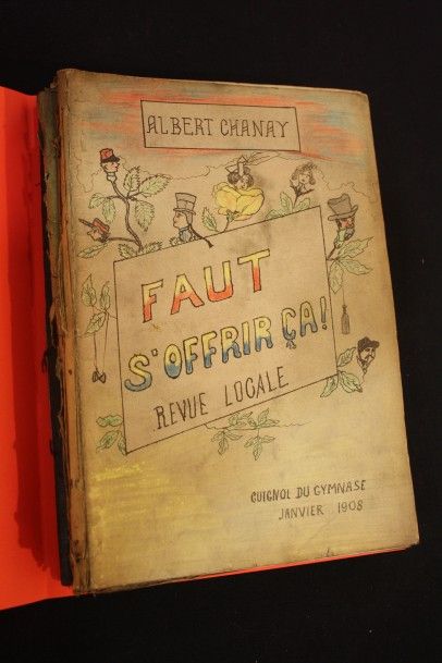 Albert Chanay
Réunion de 4 livrets de pièces...