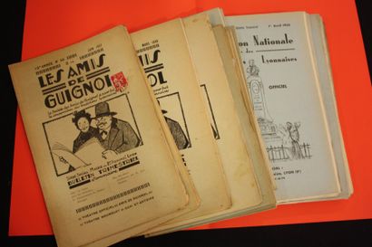 Ensemble de 19 bulletins officiels de l’Association...