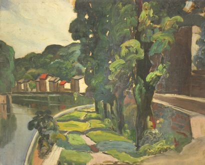 Ernest Deluermoz (1881-1935)

Sur l'Ile Barbe

Huile...