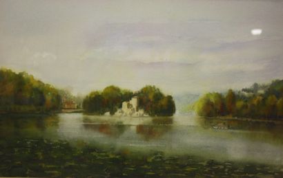Morissier (XXème siècle)

L'Ile Barbe

Aquarelle...