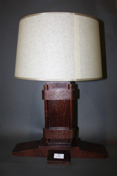 Chaleyssin, attribué à 

Lampe de table à...