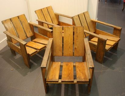 Gerrit Thomas Rietveld (1888-1964) d'après

Quatre...