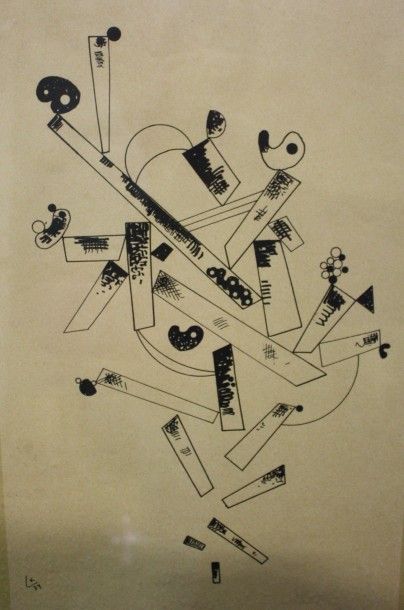 D'après Wassily Kandinsky (1866-1944)

Sans...