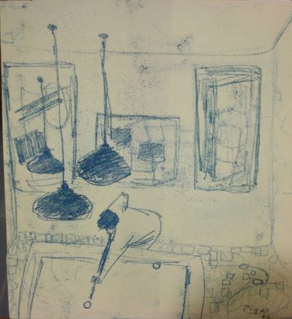 Bernard PIGA (1934-2008)

Salle de billard,...