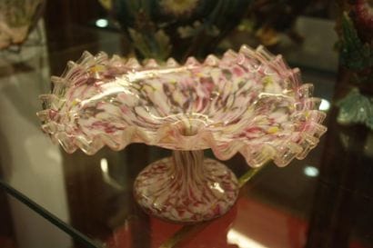 Vase en verre coloré, Murano ?