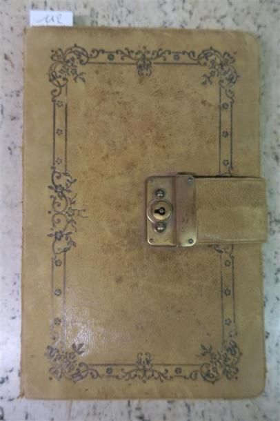 AUTOGRAPHES. Carnet d'autographes recueillis...