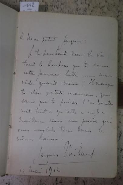 AUTOGRAPHES. Carnet d'autographes recueillis...