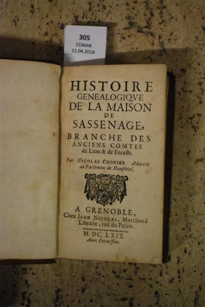 CHORIER (Nicolas). HISTOIRE GÉNÉALOGIQUE...