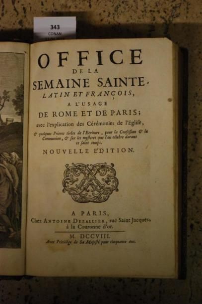 [RELIURE] - OFFICE DE LA SEMAINE SAINTE....