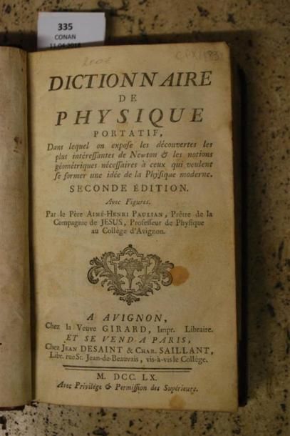 PAULIAN (Aimé - Henri). DICTIONNAIRE DE PHYSIQUE...