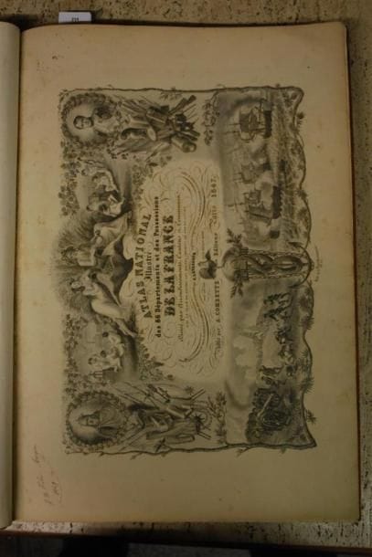 LEVASSEUR (V.) ATLAS NATIONAL ILLUSTRÉ DES...