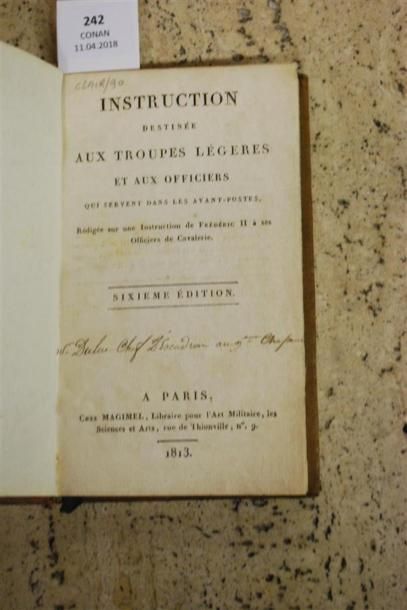 [CAVALERIE]. INSTRUCTION DESTINÉE AUX TROUPES...