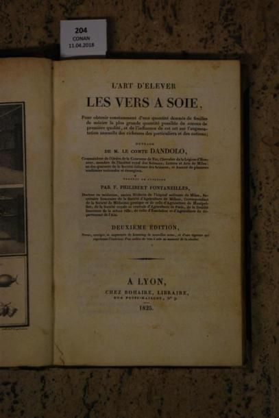 DANDOLO (le comte). L'ART D'ÉLEVER LES VERS...