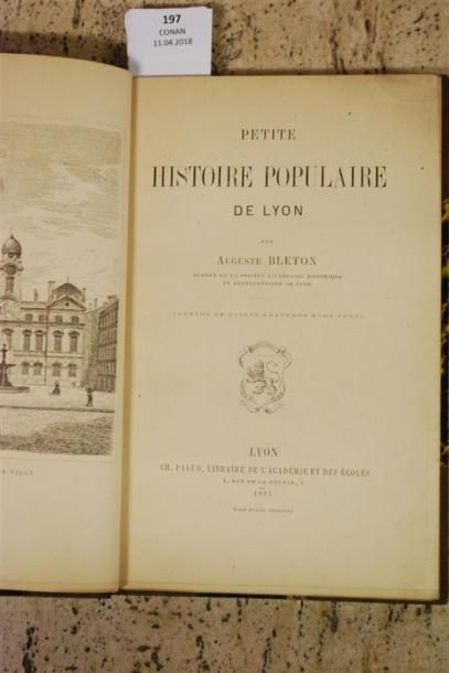 BLETON (Auguste). PETITE HISTOIRE POPULAIRE...
