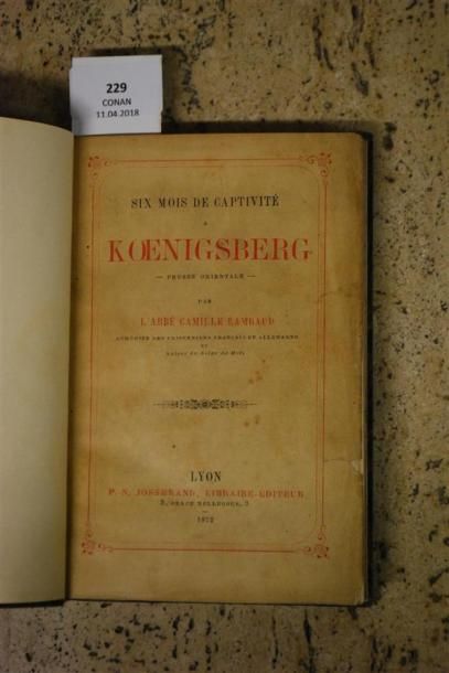 RAMBAUD (Camille). SIX MOIS DE CAPTIVITÉ...