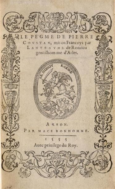 COUSTAU (Pierre). LE PEGME, mis en François...