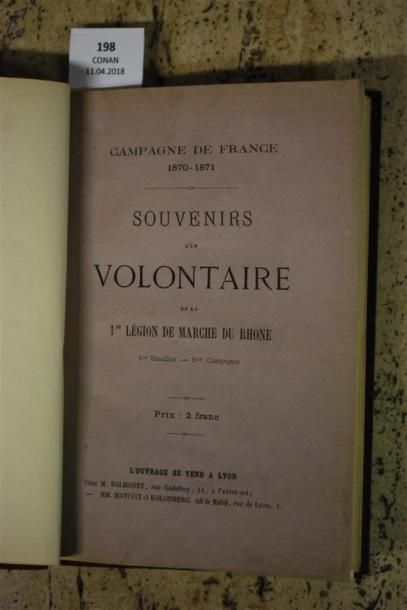 CAMPAGNE DE FRANCE 1870 - 1871. SOUVENIRS...