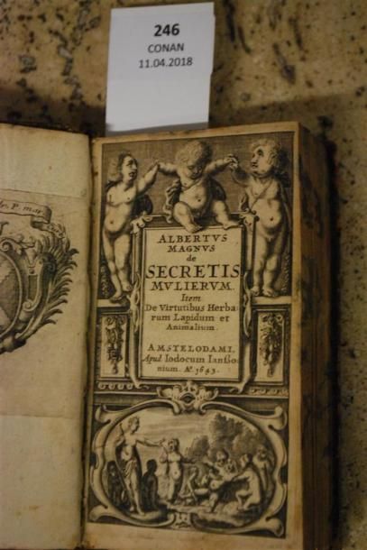 ALBERTUS MAGNUS. DE SECRETIS MULIERUM. Item...