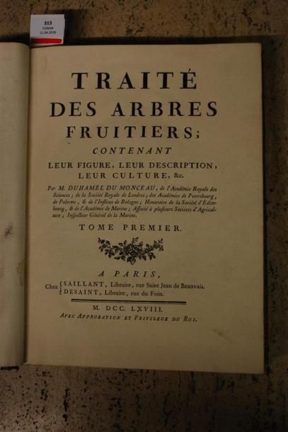 DUHAMEL DU MONCEAU. TRAITÉ DES ARBRES FRUITIERS...