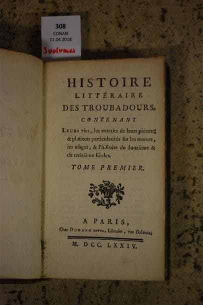 [CURNE DE SAINTE - PALAYE (Jean Baptiste)]....