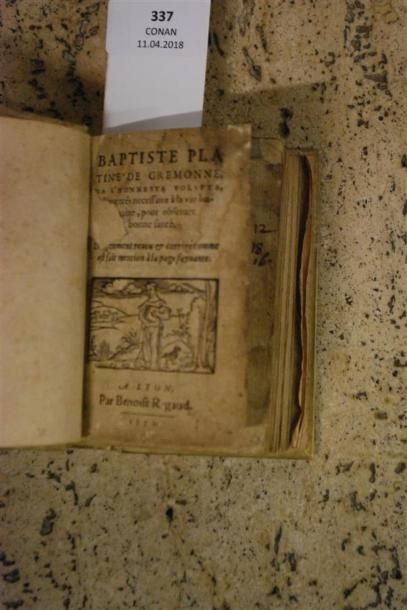 PLATINE (Baptiste Platine de Cremonne). DE...