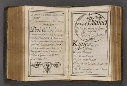 MANUSCRIT RELIGIEUX. PRIÈRES POUR LE MATIN....