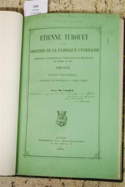 VALOUS (Vital de). ETIENNE TURQUET ET LES...