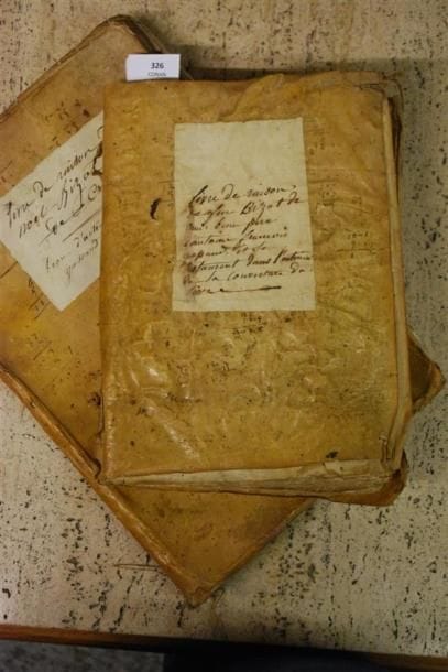 LIVRE DE RAISON - MANUSCRIT. LIVRE DE RAISON...