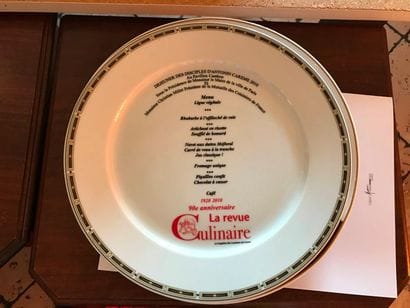 Assiette commémorative du 90ème anniversaire...