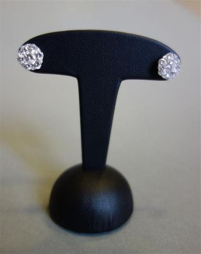 Paire de boutons d'oreilles « Rosaces » en...