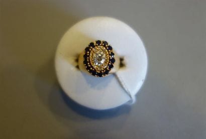 Bague Chevalière de petit doigt en or jaune...