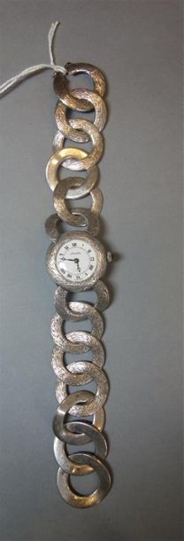 A.BARTHELAY : Montre de dame en argent (800/oo),...